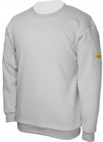 HB-ESD-Produktschutz-Sweatshirt, 300 g/m, silbergrau