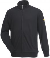 HB-ESD-Produktschutz-Sweatjacke, 305 g/m, schwarz