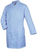 HB-ESD-Produktschutz-Damen-Berufs-Mantel, Arbeits-Kittel, 160 g/m², pastellblau