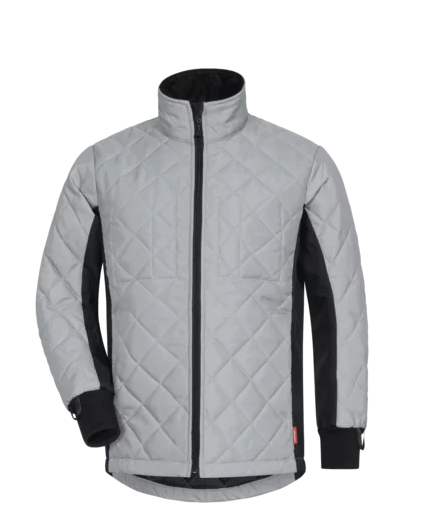 HB-Steppverbund Jacke, 2-farbig, grau/schwarz