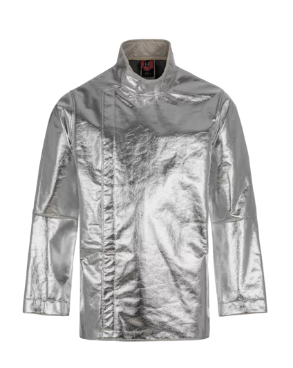 HB-Jacke 80, klett, gefttert, silber