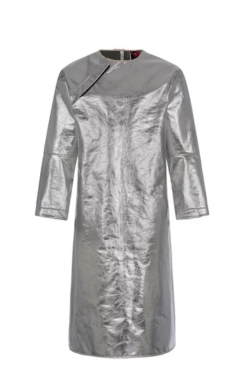 HB-Gieermantel 130, klett, gefttert, silber