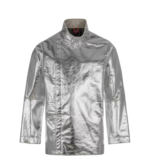 HB-Jacke 80, klett, gefttert, silber