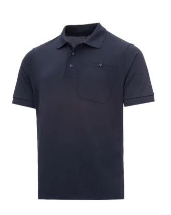 HB-Schweierschutz-Poloshirt, Flammgard KLASSIK, schwarzblau