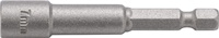 NW-Tecwerk Steckschl�sseleinsatz mit 6-Kant-Antrieb Schl�sselweite 7 mm L�nge 60 mm mit Magnet