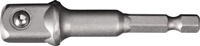 NW-Tecwerk Adapter Antriebssechskant 1/4 ? Abtriebsvierkant 1/2 ? L�nge 72 mm