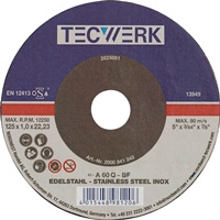 NW-Tecwerk Trennscheibe INOX D180x1,5mm gekrüpft INOX Bohrung 22,23 mm