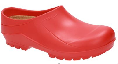 NORA-PU-Clog, rot
