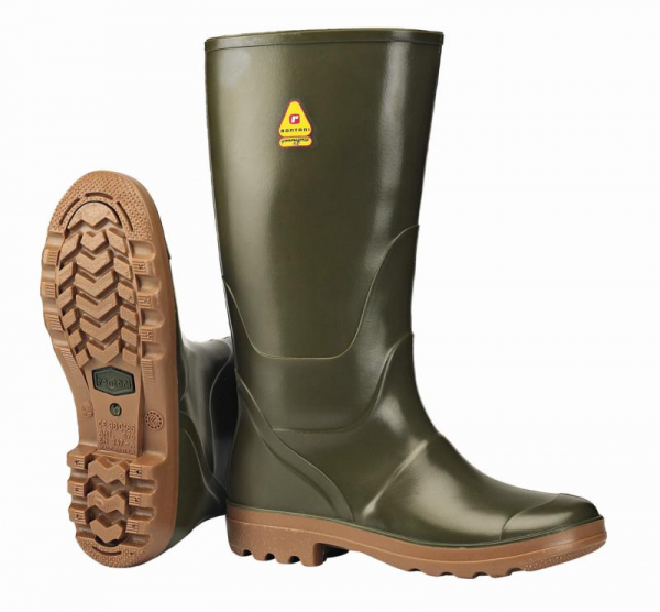NORA-Gummi-Stiefel, Country, oliv