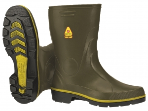 NORA-Gummi-Stiefel, Farm, oliv,