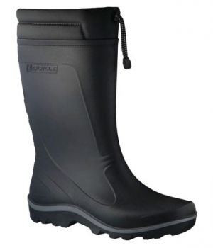 Nora-Herren-Freizeit-Gummi-Stiefel, Stratos basic, schwarz