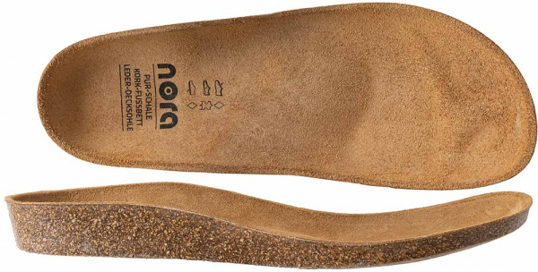 NORA-Einlegesohle, Korki, beige