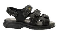 SANITA-Arbeits-Berufs-Sandalen, ESD, schwarz