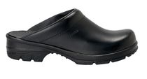 SANITA-Arbeits-Berufs-Sicherheits-Clogs, San Duty, offen, O2, schwarz