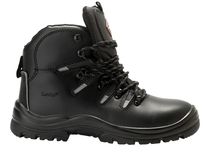 SANITA-Arbeits-Berufs-Sicherheits-Schuhe, Schnrstiefel, Fenite, S3, schwarz