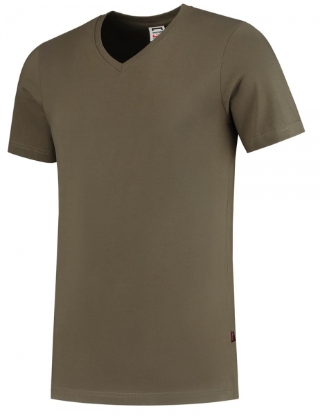 TRICORP-T-Shirts, V-Ausschnitt, Slim Fit, 160 g/m, army
