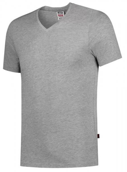 TRICORP-T-Shirts, V-Ausschnitt, Slim Fit, 160 g/m, grau-meliert