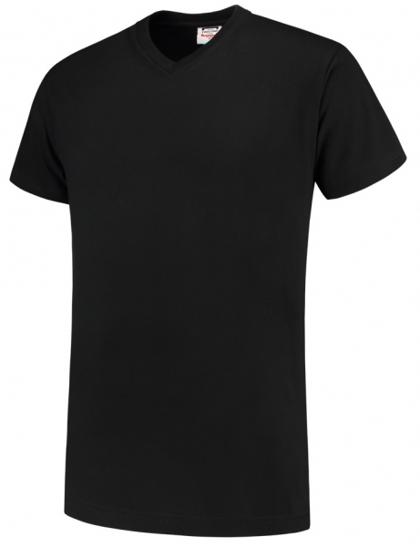 TRICORP-T-Shirts, V-Ausschnitt, 190 g/m, black