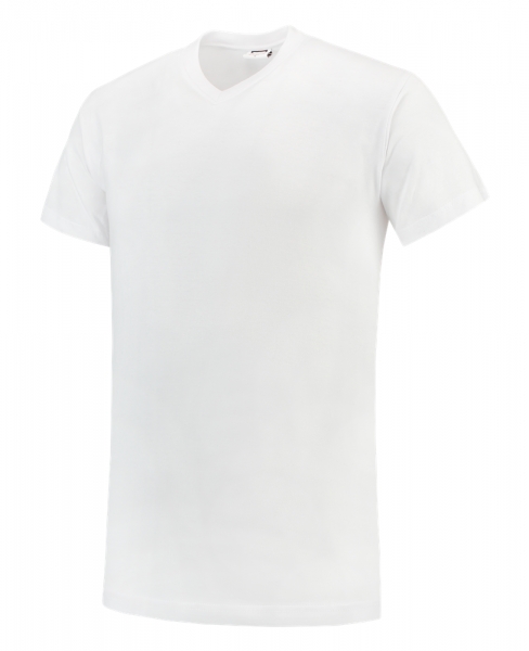 TRICORP-T-Shirts, V-Ausschnitt, 190 g/m², weiß