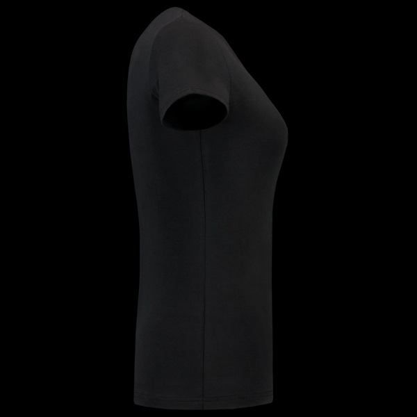 TRICORP-Damen-T-Shirts, V-Ausschnitt, 190 g/m, black