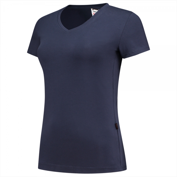 TRICORP-Damen-T-Shirts, V-Ausschnitt, 190 g/m², dunkelblau