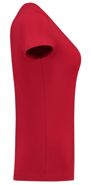 TRICORP-Damen-T-Shirts, V-Ausschnitt, 190 g/m, red