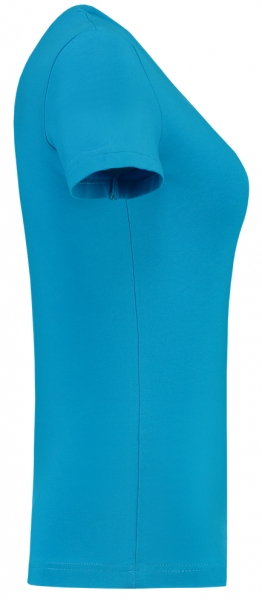 TRICORP-Damen-T-Shirts, V-Ausschnitt, 190 g/m, turquoise