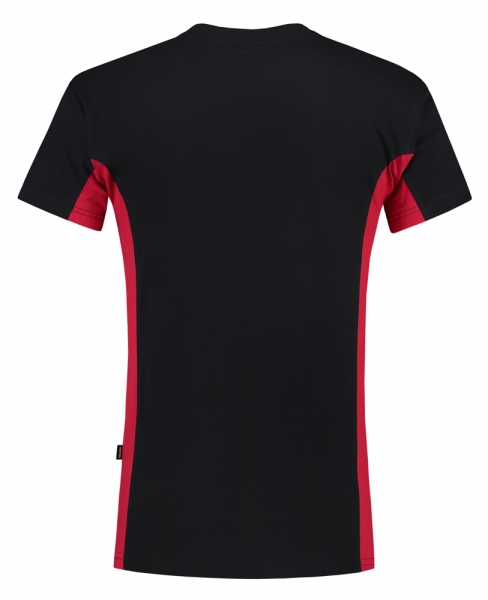 TRICORP-T-Shirt, mit Brusttasche, Bicolor, 190 g/m, black-red