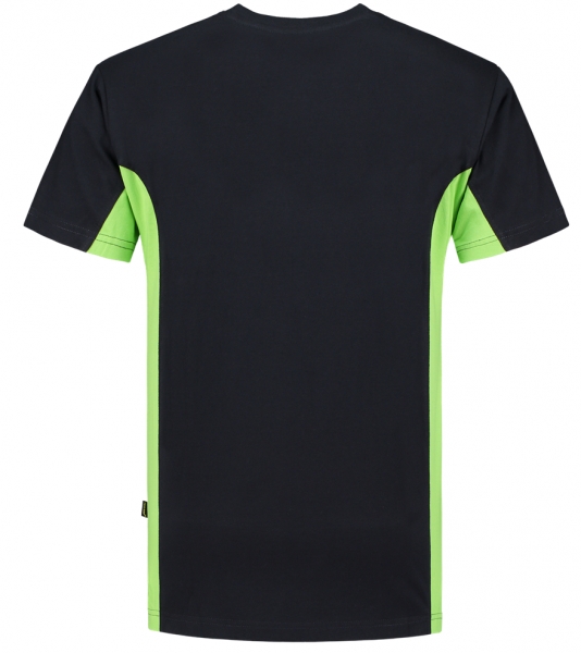 TRICORP-T-Shirt, mit Brusttasche, Bicolor, 190 g/m, navy-lime