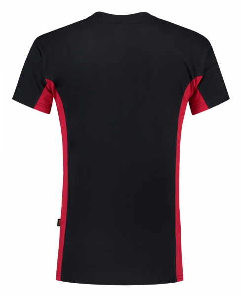 TRICORP-T-Shirt, mit Brusttasche, Bicolor, 190 g/m, navy-red