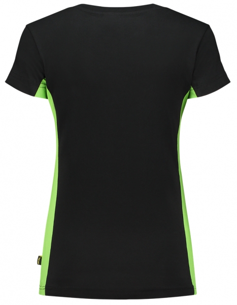 TRICORP-Damen-T-Shirt, Bicolor, 190 g/m, black-lime