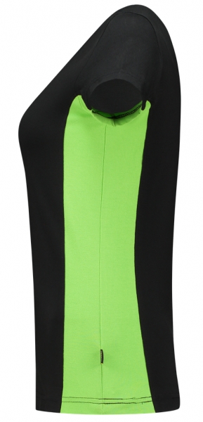 TRICORP-Damen-T-Shirt, Bicolor, 190 g/m, black-lime