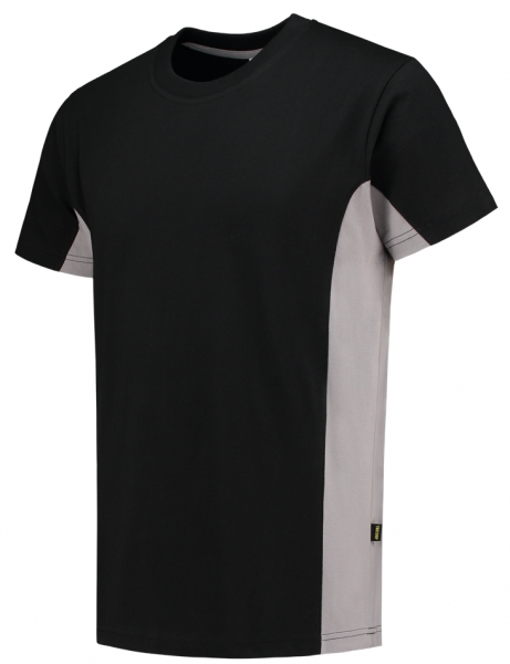 TRICORP-T-Shirt, Bicolor, 190 g/m, black-grey