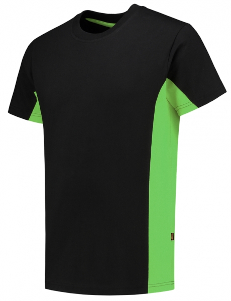 TRICORP-T-Shirt, Bicolor, 190 g/m, black-lime