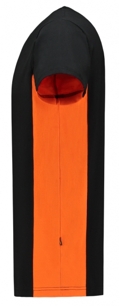 TRICORP-T-Shirt, Bicolor, 190 g/m, black-orange
