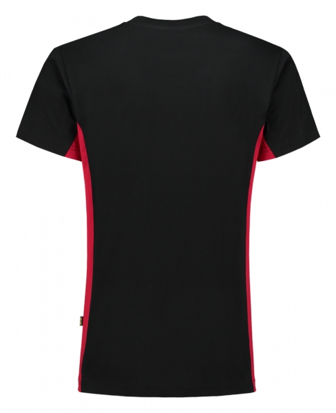 TRICORP-T-Shirt, Bicolor, 190 g/m, black-red