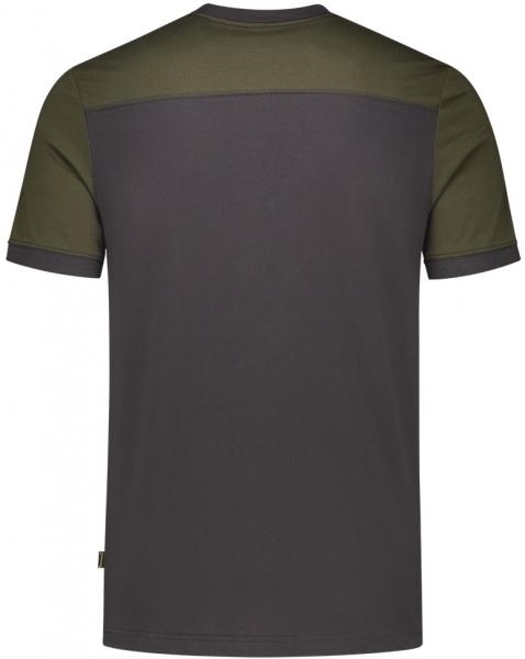TRICORP-T-Shirt, Basic Fit, Bicolor, Kurzarm, 190 g/m, darkgrey-army