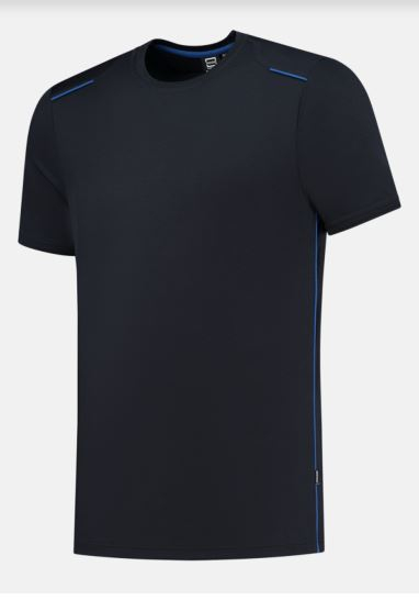 Tricorp T-Shirt Accent, navy/royalblue