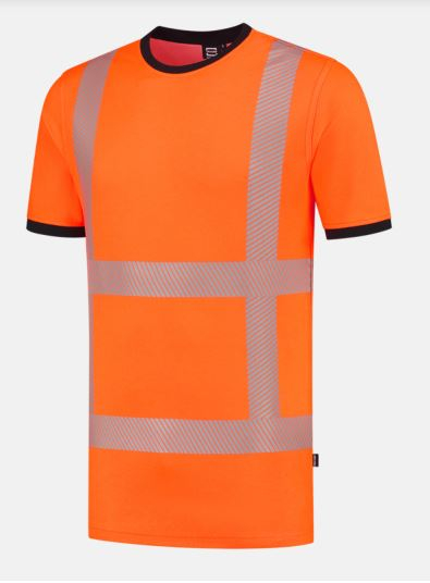 TRICORP-Warnschutz-T-Shirt Revisible, fluororange