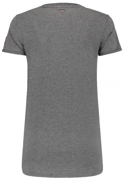 TRICORP-Damen-T-Shirts, Premium, V-Ausschnitt, 180 g/m, stonemel