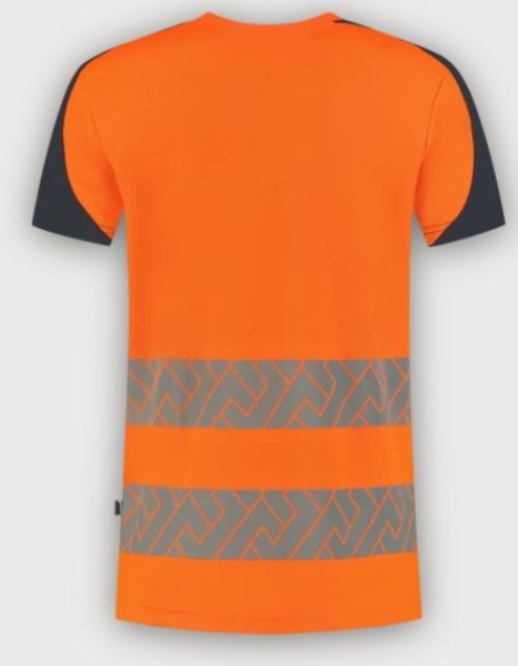Tricorp T-Shirt Visibility Redefined, Fluor Orange-Ink