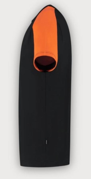 Tricorp T-Shirt Bicolor Redefined, Black-Orange