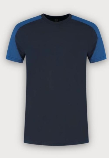 Tricorp T-Shirt Bicolor Redefined, Ink-Royalblue