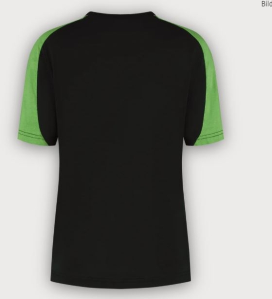 Tricorp T-Shirt Bicolor Redefined Damen, Black-Lime