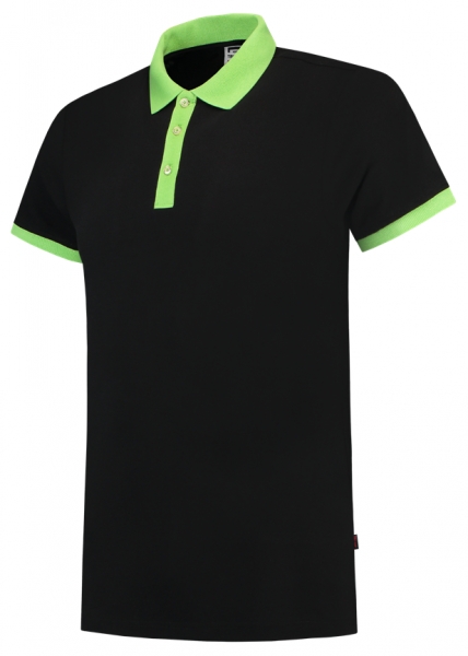 TRICORP-Poloshirts, Bicolor, 210 g/m, schwarz/lime