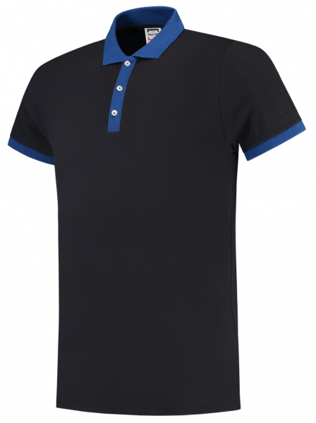 TRICORP-Poloshirts, Bicolor, 210 g/m, navy/royalblau