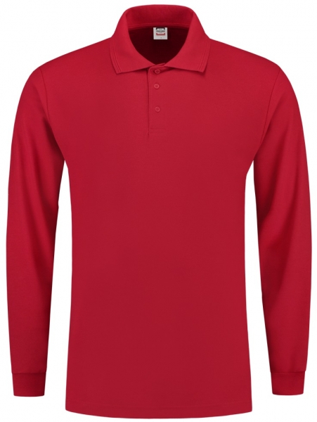 TRICORP-Poloshirt, Basic Fit, Langarm, 180 g/m, red