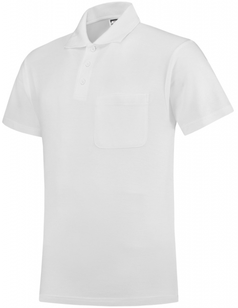 TRICORP-Poloshirt Brusttasche, Basic Fit, Kurzarm, 180 g/m², weiß