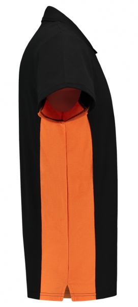 TRICORP-T-Shirt, mit Brusttasche, Bicolor, 180 g/m, black-orange