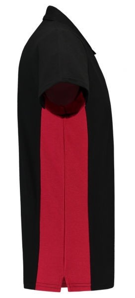 TRICORP-T-Shirt, mit Brusttasche, Bicolor, 180 g/m, black-red